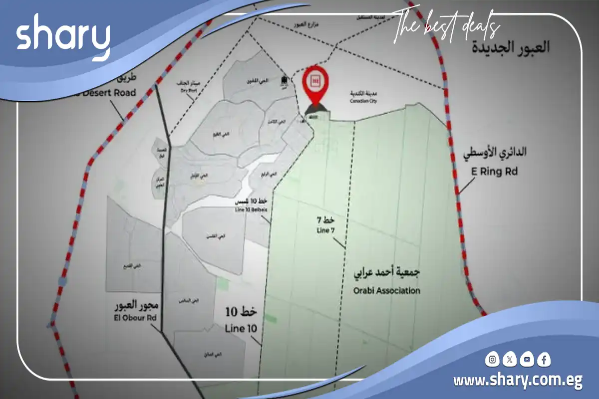 Town Ten Mall New Oraby Walk El Obour City by Mazaya Developments 6 Town Ten New Oraby Walk location