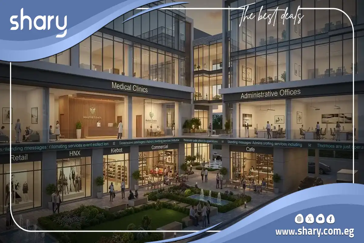 مول نيفي 26 الشيخ زايد Navy 26 Mall Sheikh Zayed شركة HDP للتطوير العقاري 9 نيفي 26 HDP