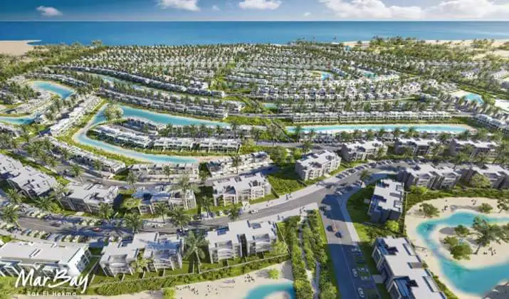 تاون هاوس في قرية مار باي راس الحكمة للبيع مساحة 200 متر | 3 غرف