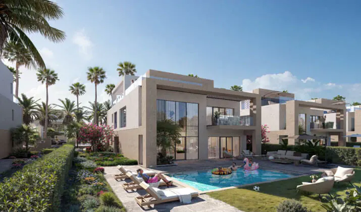 شاليهات في مار باي الساحل الشمالي للبيع مساحة 98 متر