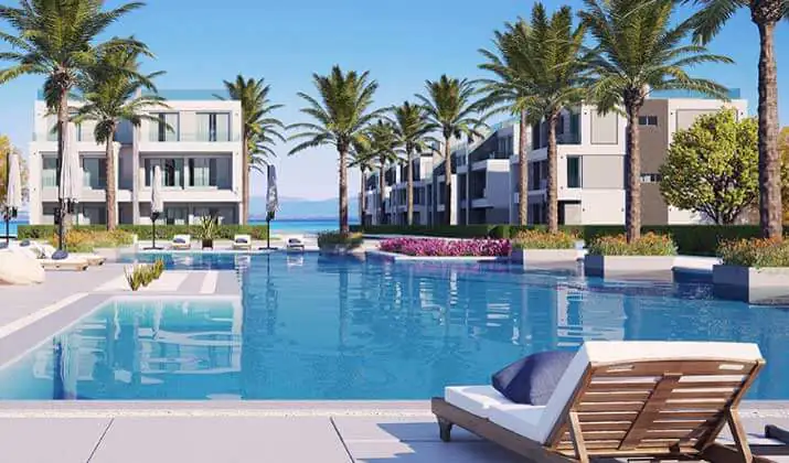 شاليهات في لافيستا راي السخنة للبيع مساحة 100 متر مربع