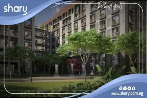 شقة للبيع في كمبوند بارك لين العاصمة الادارية مساحة 50 متر مربع